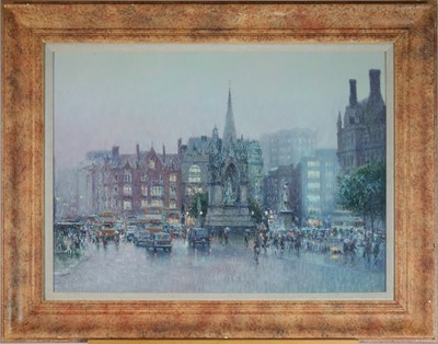 Lot 104 - Bob Richardson (British b.1938) Albert Square, Manchester