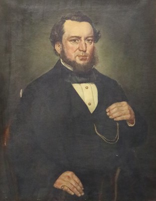 Lot 112 - Archibald Brown (British 19th Century) Portrait of James Stephenson