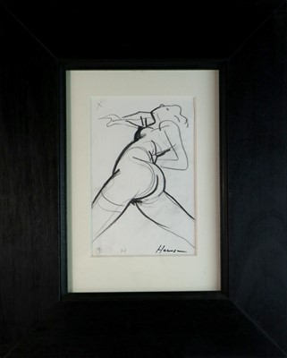 Lot 16 - Peter Howson (British b.1958) Nude Sketch