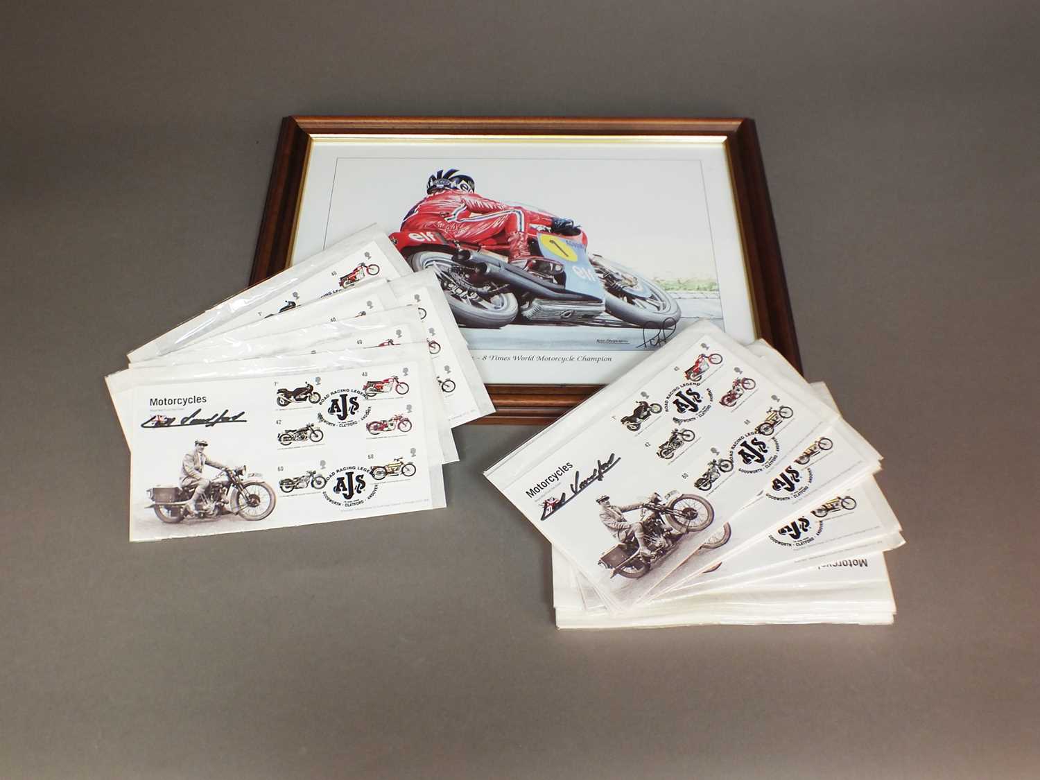 Lot 57 - A collection of approximately 200 Royal Mint Motor Cycle covers