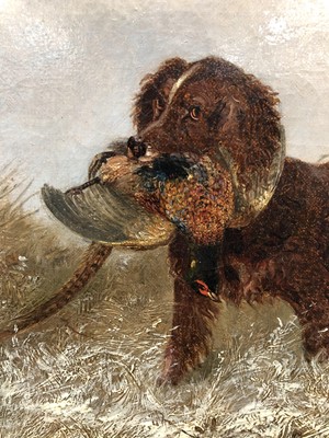 Lot 88 - Thomas Smythe (British, 1825-1906), spaniel with a pheasant