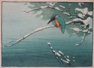 Lot 92 - Allen William Seaby (British, 1867-1953), Two Japanese Style Woodblock Prints