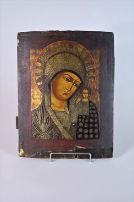 Lot 98 - Orthodox Religious Icon (19th Century), the Holy Mother and Child