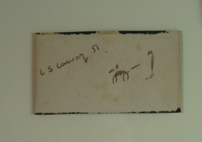 Lot 86 - L.S. Lowry (1887-1976) Autograph Signature