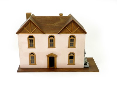 Lot 362 - A contemporary, 19th century style dolls house and associated table