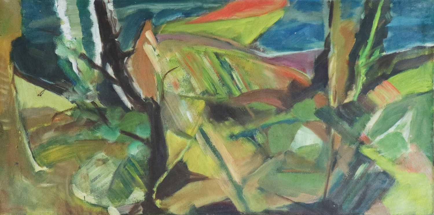 Lot 101 - Alan Charles Hobson RCA (British 1942-2002) Lake District Abstract Landscape