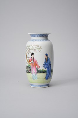 Lot 238 - A Chinese famille rose vase, Republic