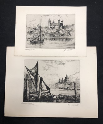 Lot 116 - David Smith (British 20th Century) Quantity of Etchings and Drawings 1920s-1940s