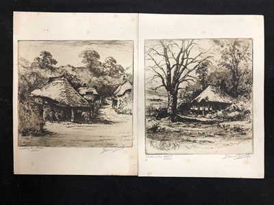Lot 116 - David Smith (British 20th Century) Quantity of Etchings and Drawings 1920s-1940s