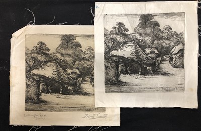 Lot 116 - David Smith (British 20th Century) Quantity of Etchings and Drawings 1920s-1940s