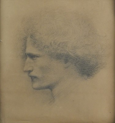 Lot 111 - Frederick Hollyer (British 1837-1933) Platinotype Portrait of a Man