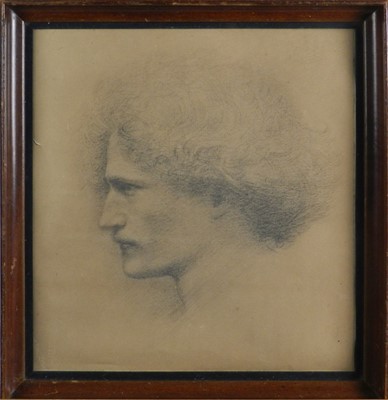 Lot 111 - Frederick Hollyer (British 1837-1933) Platinotype Portrait of a Man