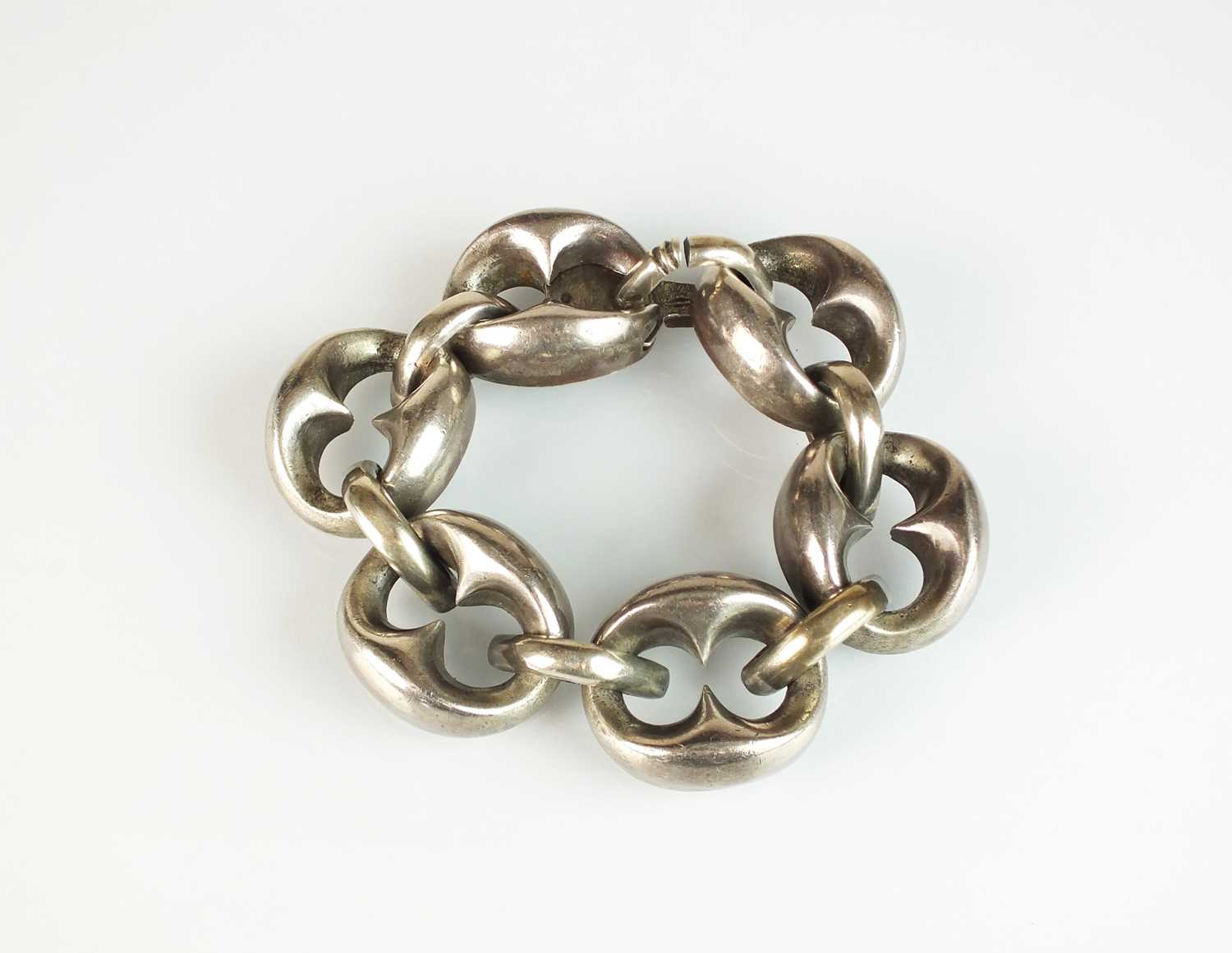 Lot 121 - A French silver bracelet