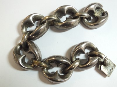 Lot 121 - A French silver bracelet