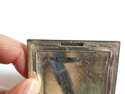Lot 30 - A French silver compact by Boucheron