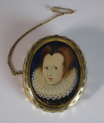 Lot 311 - English School (circa 1900) Two Portrait Miniatures