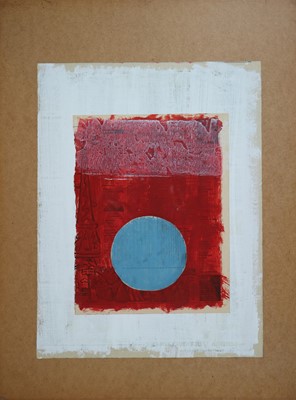 Lot 59 - George Holt (British 1924-2005) Three Abstract Mixed Media Works Circular Forms