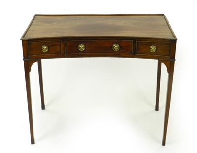 Lot 356 - An early - mid 19th century mahogany concave...