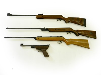 Lot 265 - Three air rifles and an air pistol