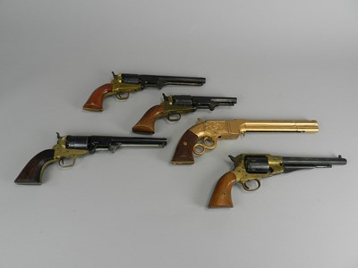 Lot 264 - A group of pre-1870 style replica revolvers