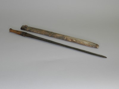 Lot 273 - African tribal Tutsi Rwanda sword and sheath