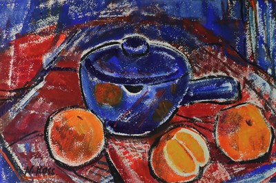 Lot 36 - Nina Ross (British 20th Century) Still Life with Oranges