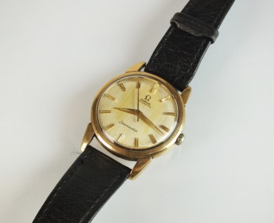 Lot 147 - A Gentleman's 9ct gold Omega Seamaster automatic wristwatch