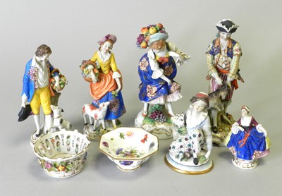 Lot 231 - A group of European porcelain, 19th century