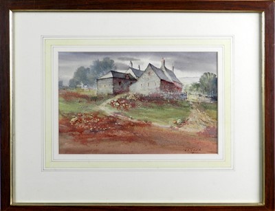 Lot 104 - Gerald V Gadd (British 20th Century) Two Country Landscape Watercolours