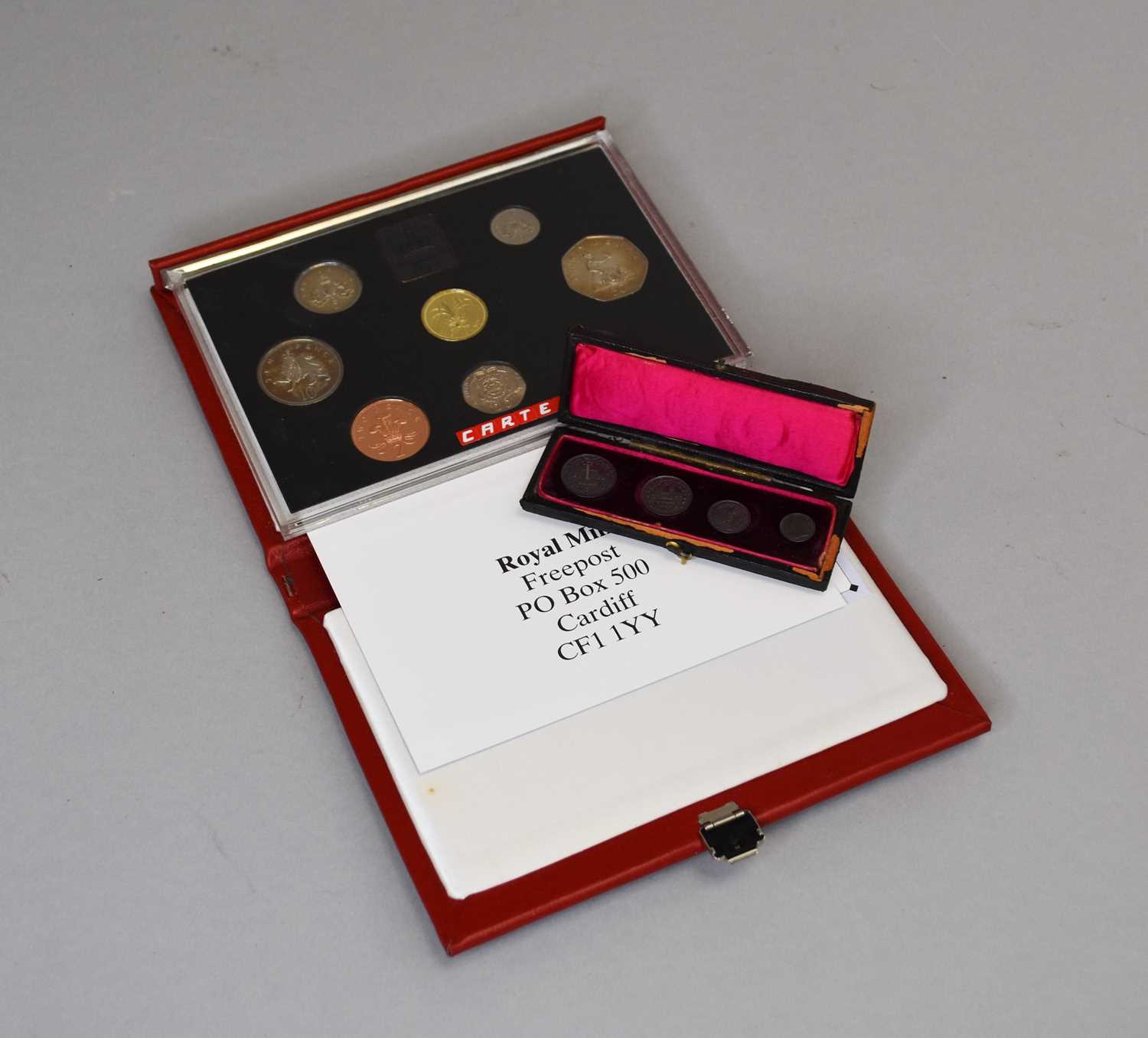 Lot 24 - A Victoria 1898 Maundy coin set