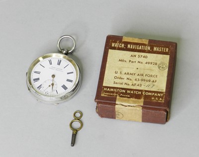 Lot 181 - A silver 'Acme Lever' pocket watch