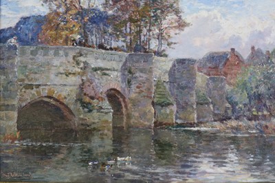 Lot 225 - Frederick William N Whitehead (British 1853-1938) Crawford Bridge