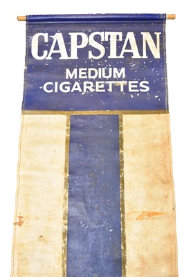 Lot 95 - A large Capstan Cigarettes retail banner