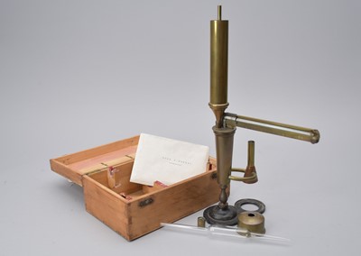 Lot 159 - A French brass and copper ebullioscope by L Levesque