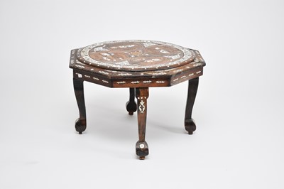 Lot 648 - An Indian inlaid occasional table