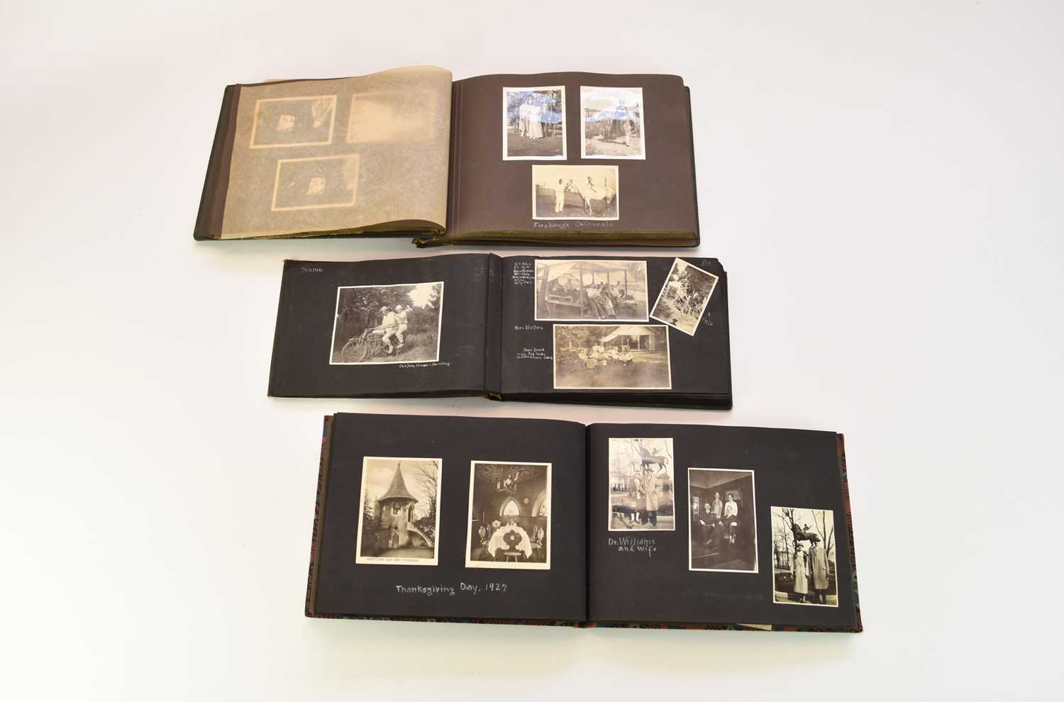 Lot 7 - PHOTOGRAPH ALBUMS, 7 albums of pre-war...