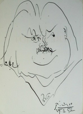 Lot 196 - Honoré de Balzac (1799–1850) Le Père Goriot Book and Pablo Picasso Lithograph