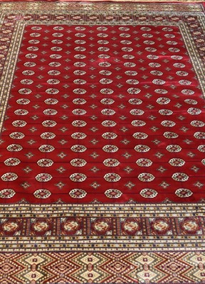 Lot 259 - A Kashmir Bokara carpet