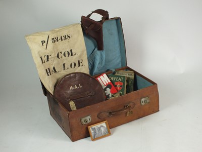 Lot 459 - A collection of WW2 items owned by Hon. Lt. Col H. A.Loe