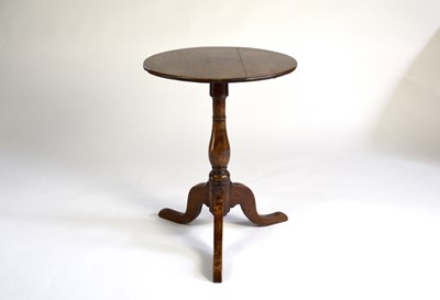 Lot 235 - A 19th century oak tripod table