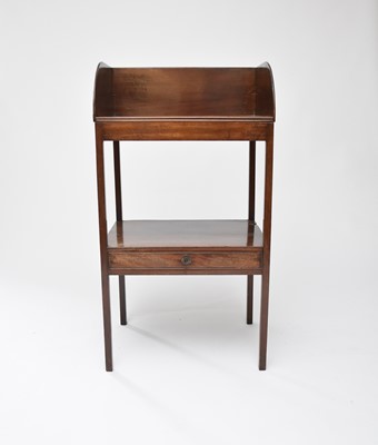 Lot 211 - A mid-19th century, George III style, mahogany washstand