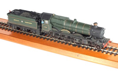 Lot 121 - A good O-gauge scratch-built model of the steam locomotive GWR 'Dartmouth Castle', with tender