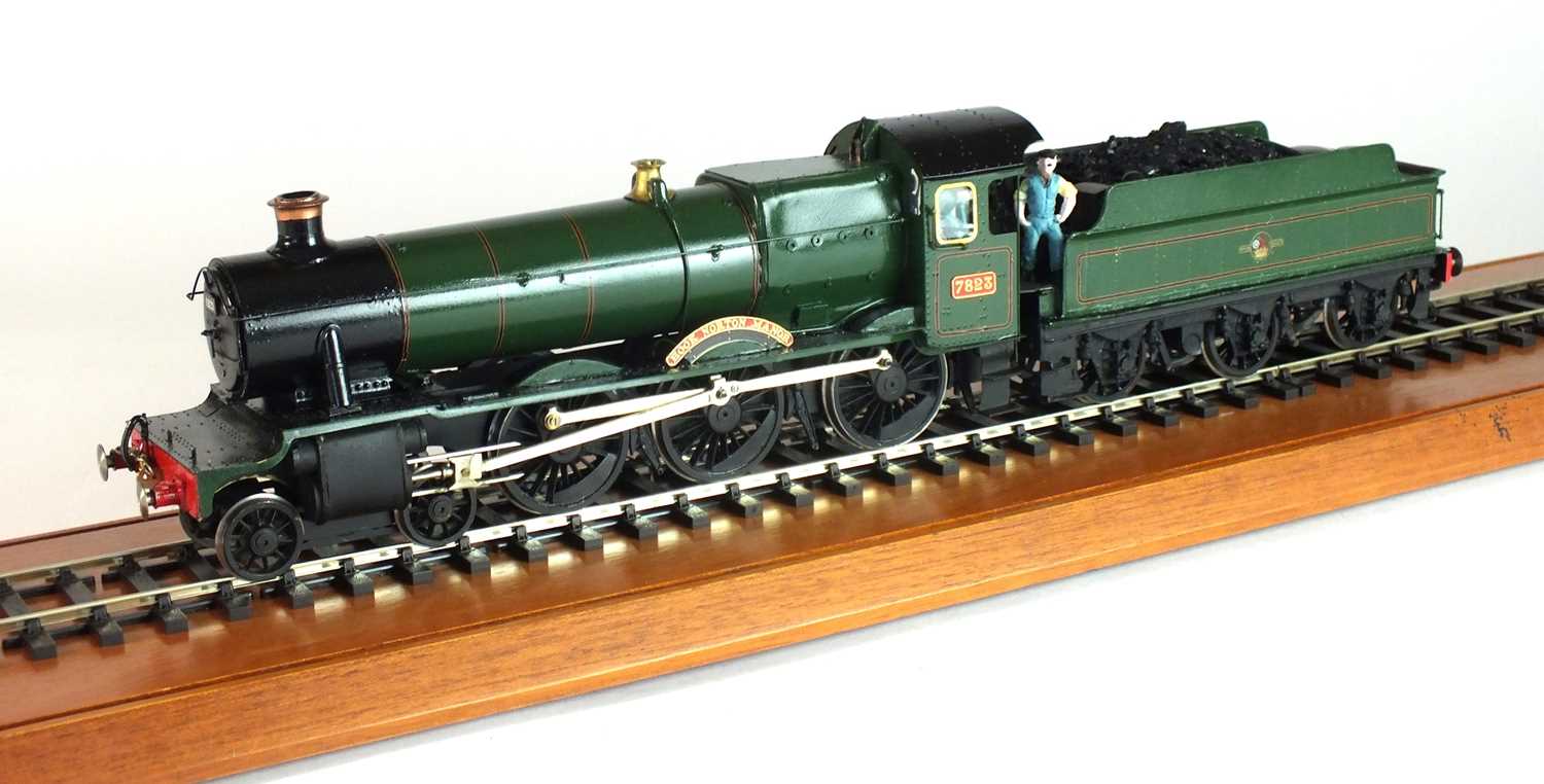 Lot 122 - A good O-gauge scratch-built model of the steam locomotive GWR 'Hook Norton Manor', with tender