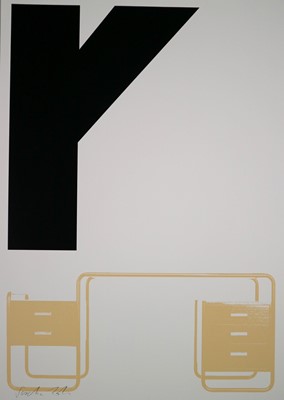 Lot 165 - Sascha Lobe (German b. 1967) Pair of Abstract Screenprints