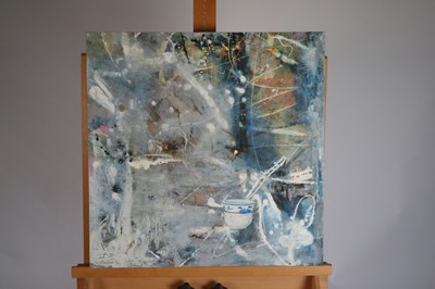 Lot 157 - Su Ling Wang (Taiwanese Contemporary) Abstract Composition with Teacup