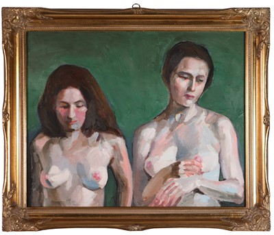 Lot 217 - Chinese School (20th Century) Two Nude Women