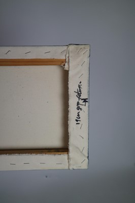 Lot 214 - Yi-Chen Hung (Chinese Contemporary) Abstract Composition White and Brown