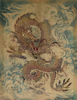 Lot 76 - A Chinese batik painting