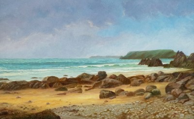 Lot 176 - Denby Sweeting (1936-2020) Tresaith Beach