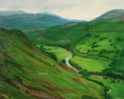 Lot 129 - Denby Sweeting (1936-2020) River Mawddach from Precipice Walk